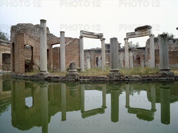 Hadrian's Villa, a complex of buildings, gardens and pools stretching for over a kilometre in length