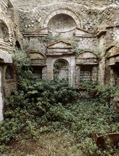 Tomb in the Isola Sacra cemetery near Ostia