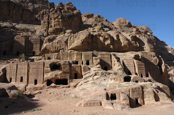 Petra (greek for rock) was the principal city of the Nabateans and flourished under the Seleucid rulers and later the Romans