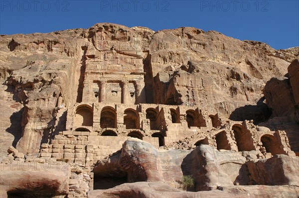 Petra (greek for rock) was the principal city of the Nabateans and flourished under the Seleucid rulers and later the Romans