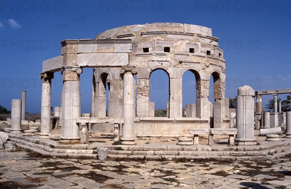 One of the markets at Leptis Magna