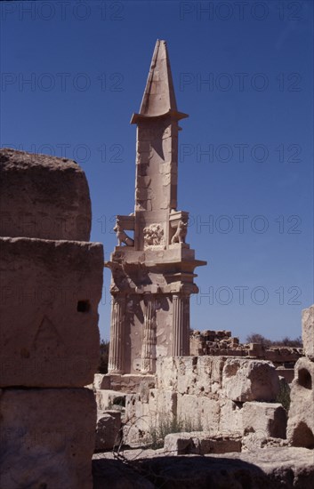 Punic monument in Sabratha