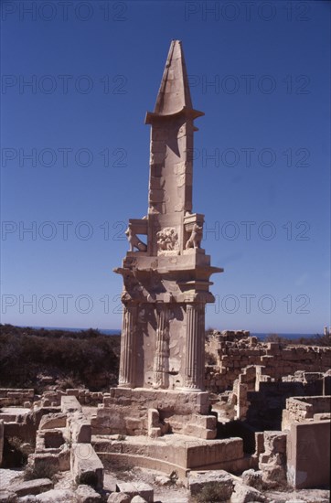 Punic monument in Sabratha