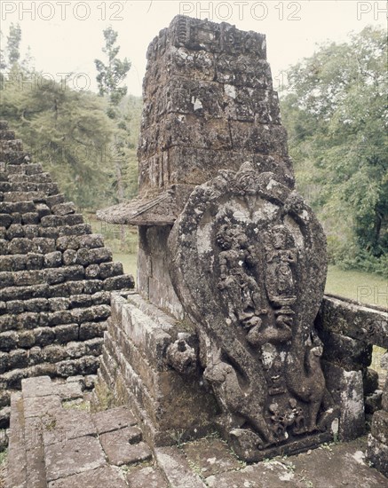 Relief from Candi Sukuh, a sacred place for the worship of ancestors, nature spirits and fertility cults