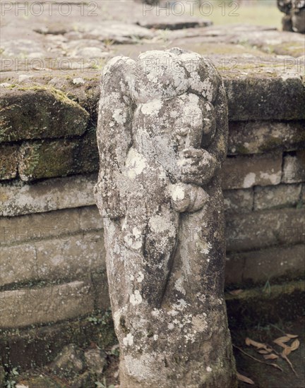 Relief from Candi Sukuh, a sacred place for the worship of ancestors, nature spirits and fertility cults