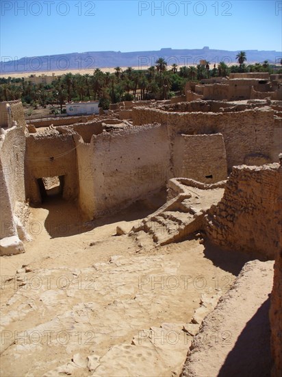 View of the old town of Ghat