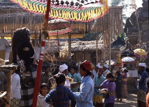 The Balinese version of Hinduism has an elaborate calender of festivals associated with each major temple