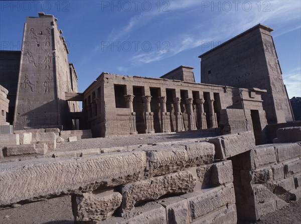 Philae viewed from the Nile