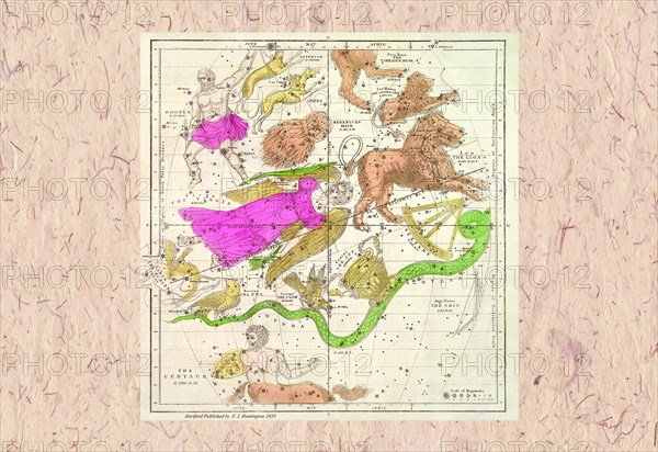 Constellations Including Leo 1835