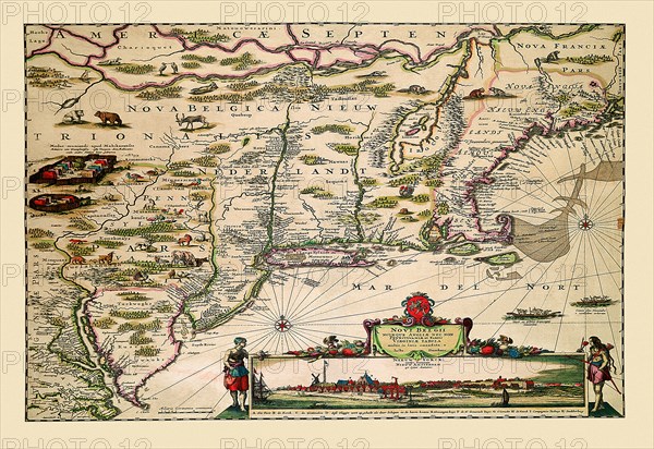 Novi Belgii Novaeque Angliae 1655