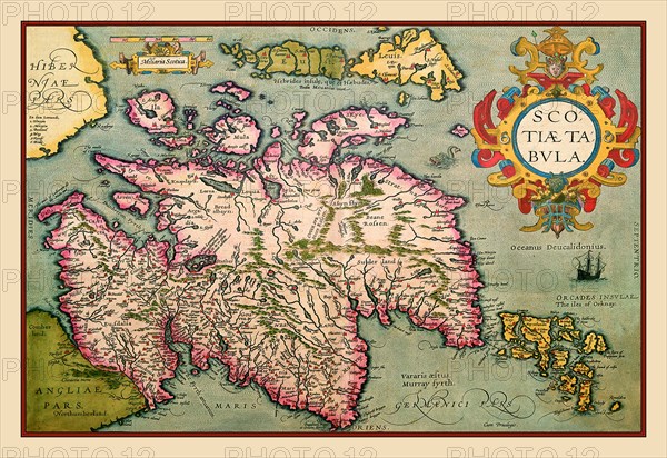 Map of Scotland 1602