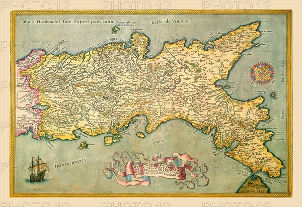 Map of Southern Italy 1602