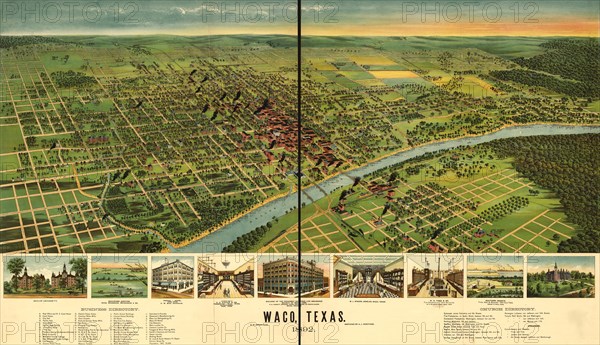 Waco, Texas, 1892 1892