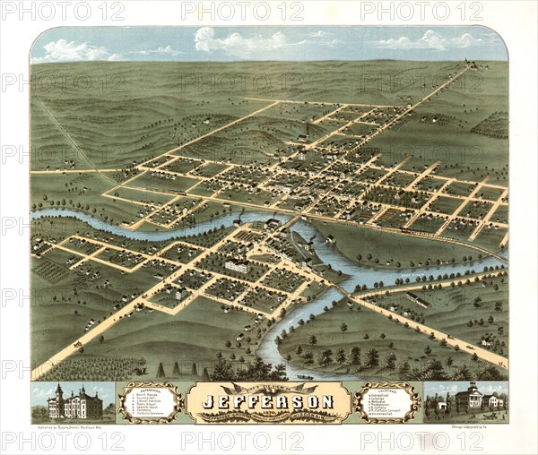 Jefferson, Wisconsin 1870 1870