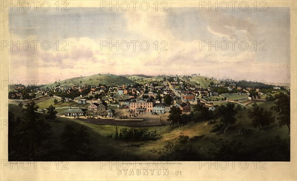 Staunton, Virginia 1857 1857