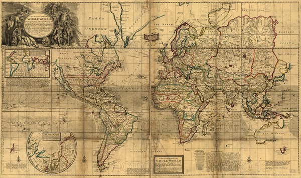 World Map 1732