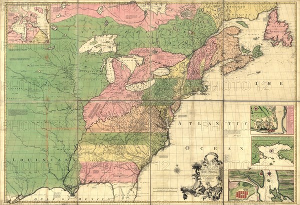 British and French dominions in North America -1755 1755