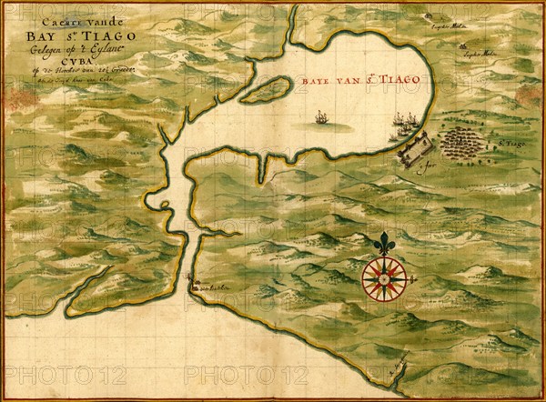 Cuba, Santiago Bay 1639