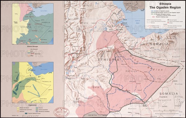 Ethiopia, the Ogaden Region. 1980