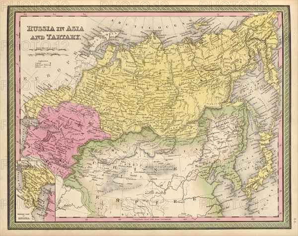 Russia in Asia & Tartary - 1849