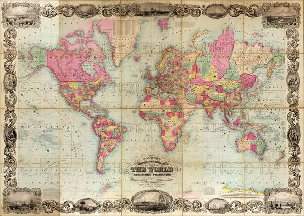 World Map - 1705 1705