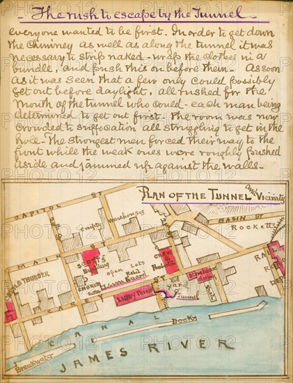 Tunnel and vicinity of Libby Prison, Richmond, Va.