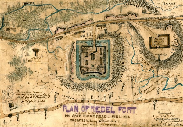 Camp Misery - Rebel Fort 1862