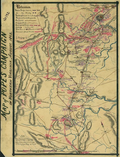 Popes campaign in northern Virginia, August 1862. 1862