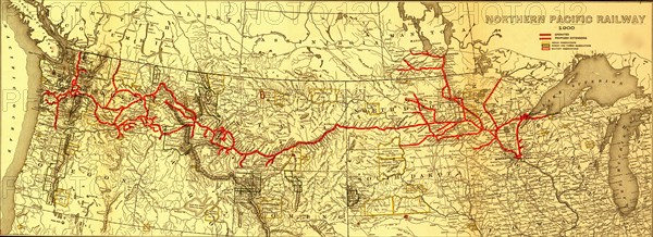 Northern Pacific Transcontinental - 1900 1900