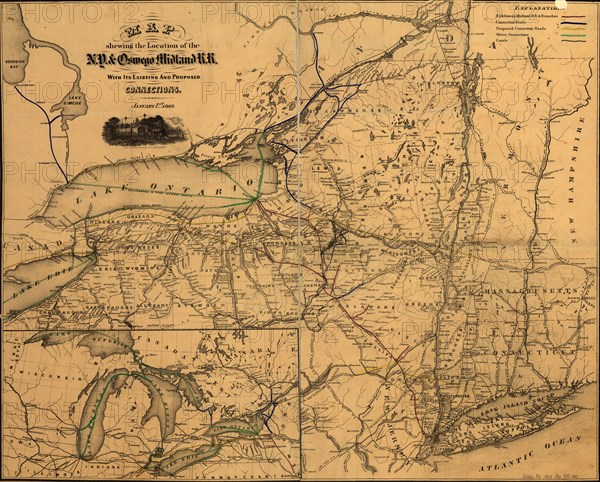 New York & Oswego - 1869 1869