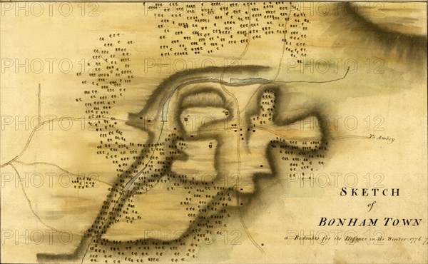 Bonham Town, new Jersey - 1777