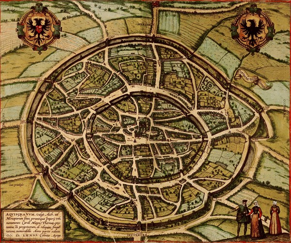 Antique Map of Jerusalem