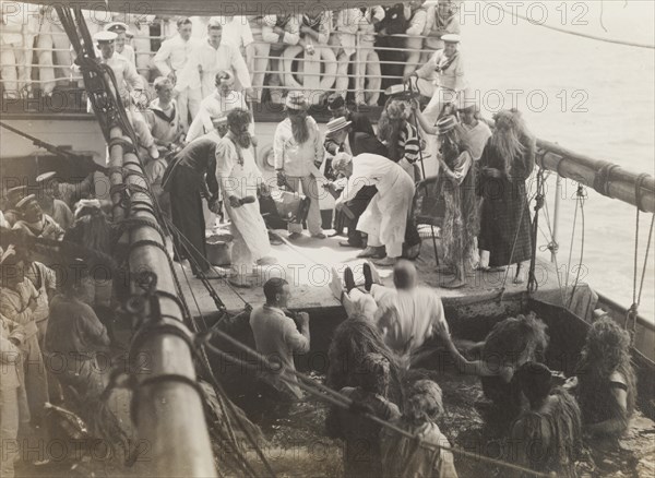 Antics aboard S.S. Balmoral Castle