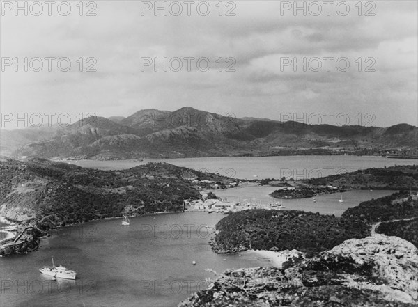 English Harbour and the Antiguan coastline