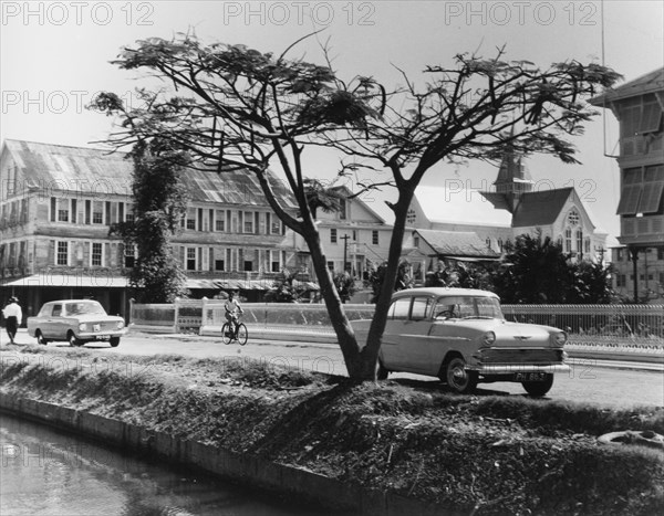 Main street of Georgetown, British Guiana