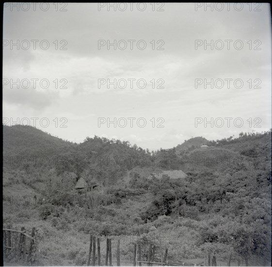 From Rest House, Fontem. Looking through hills to Banyang country