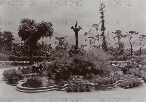 Fountain in Hong Kong's Botanical Gardens