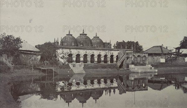 Waterside temple, India