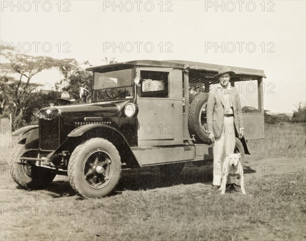 Model A Ford box-body car