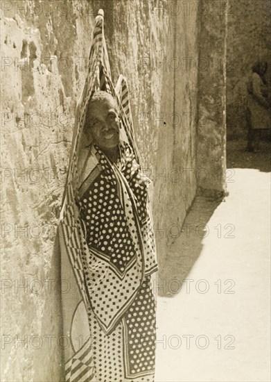 In a street at Lamu