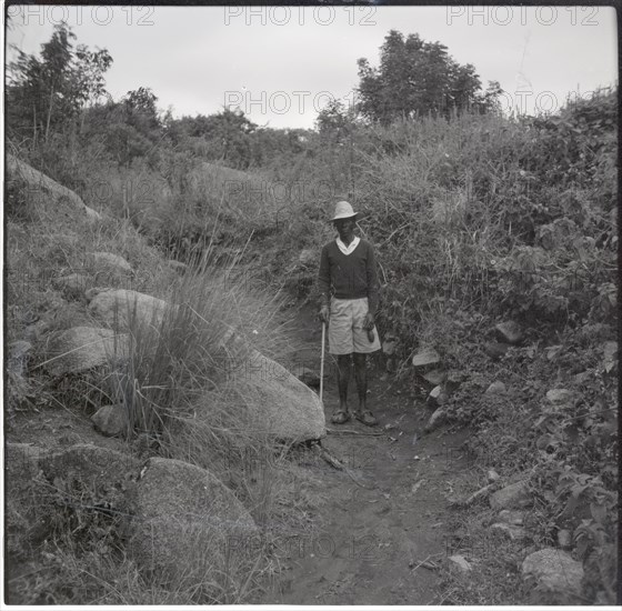 Gosiani standing by Renchoka hill