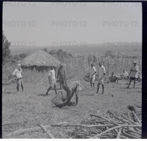 Man making foundations