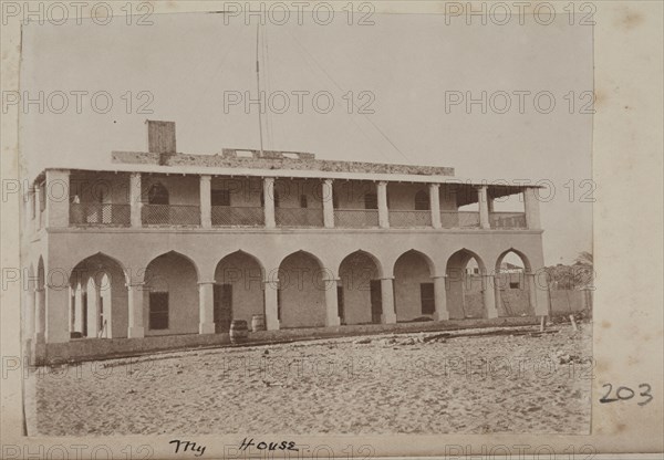 Exterior view of Elliott's house