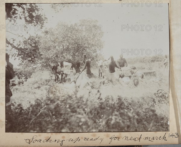 Police troops with camels