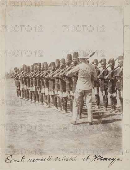 Somali police recruits enlisted at Kismayu