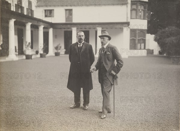 Duke of Connaught at a garden party