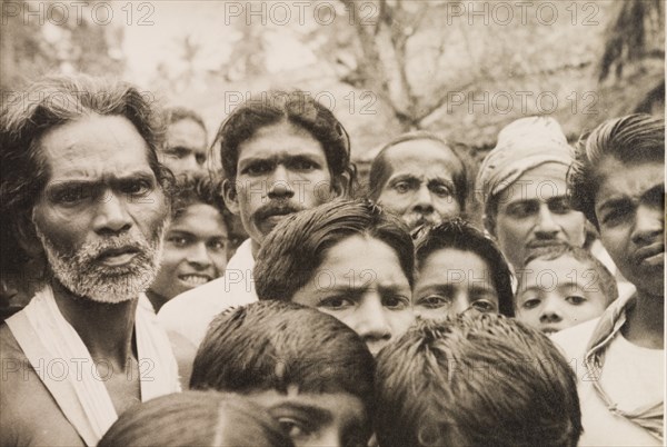 Crowd of men and boys