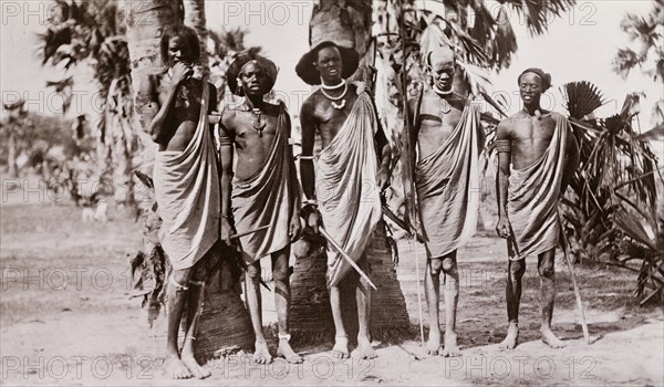 Group of Shilluks, Upper Nile