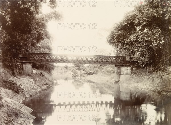 Railway bridge over the Caroni River, Trinidad