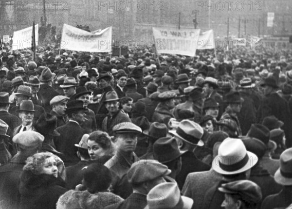 Detroit Auto Strike Protest